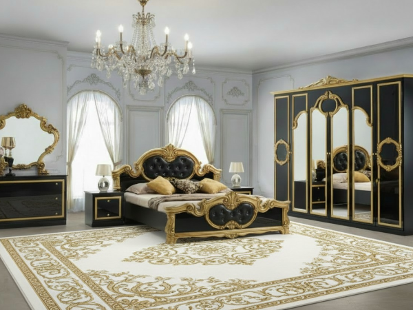 Baroco Black , 160 x 200