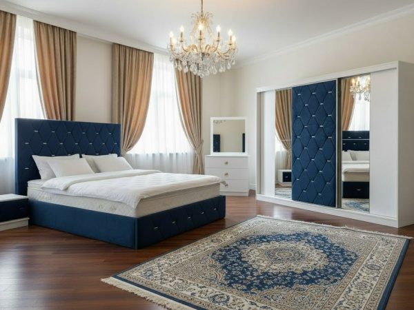Dormitor Glade Bleu New, 160 x 200