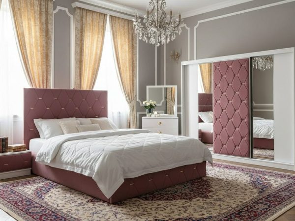 Dormitor Glade Pink New , 160 x 200