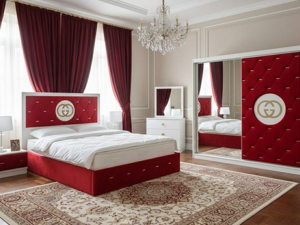 Dormitor Gulu Red , 160 x 200