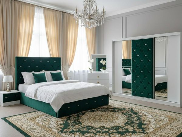 Dormitor Glade Green New, 160 x 200
